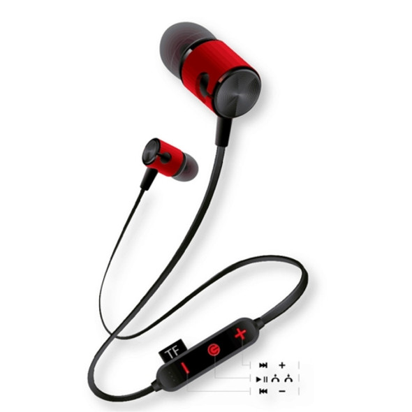 MG-G20 Bluetooth 4.2 Sport Wireless Bluetooth Earphone, Support Card(Red)