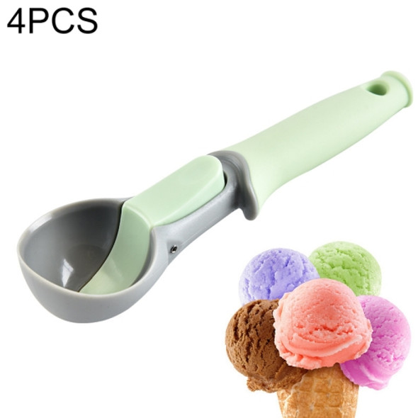 4 PCS Creative Plastic Ice Cream Spoon Ice cream Ball Digger