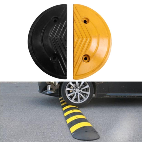 Pair Of Special Round Heads For Rubber Speed Bumps, Diameter: 30cm