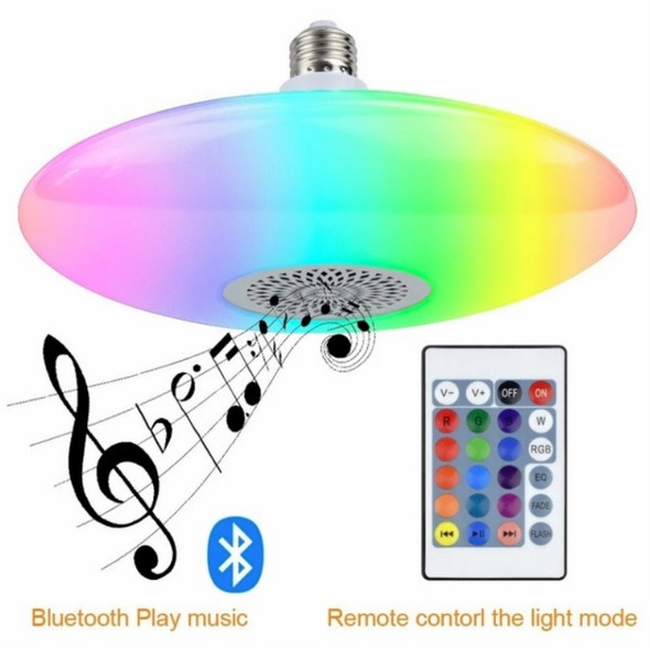 Colorful Light Bluetooth Speaker High Power Led Color Changing Light Wireless Remote Control Audio(Colorful)