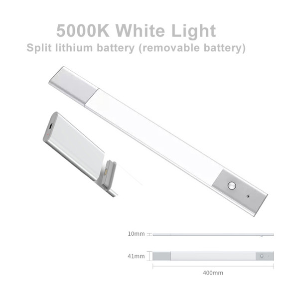 Original Xiaomi Youpin EZVALO 1W Wireless Light Sensor + Human Body Sensor Light, 5000K White Light, 40cm Length