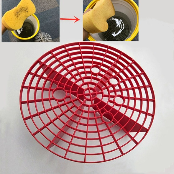 Car Washing Filter Sand And Stone Isolation Net, Size:Diameter 26cm(Red)