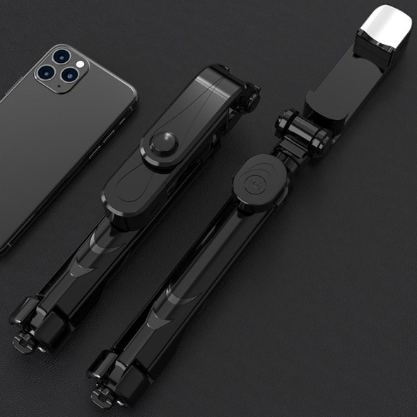XT05 3-in-1 Multi-function Bluetooth Selfie Stick + Fill Light + Live Broadcast Bracket(Black)