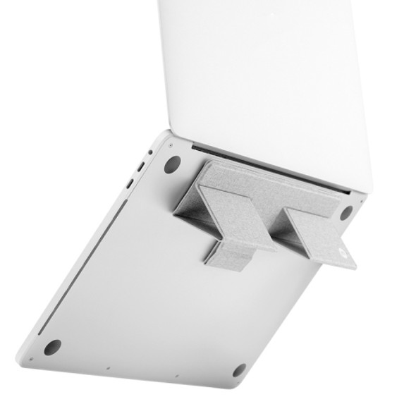 MOMAX HS2 Universal Laptop Fold Stand(Light Grey)