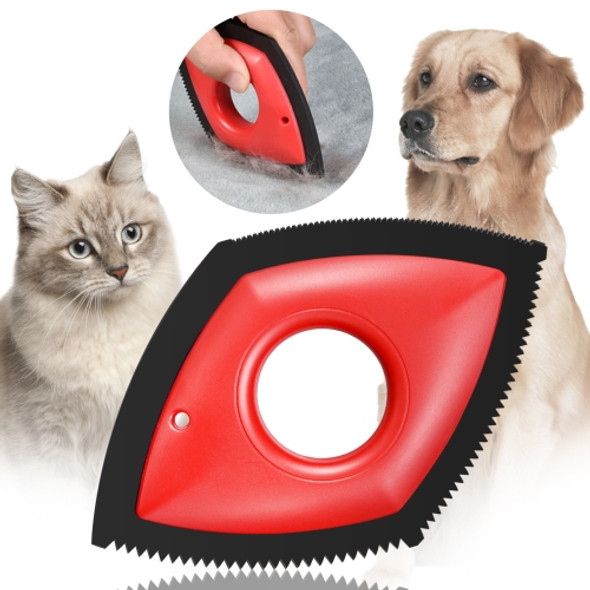 HS-P01 Pet Shaving Brush Multifunctional Portable Sofa Blanket Clothes Depilator(Red)