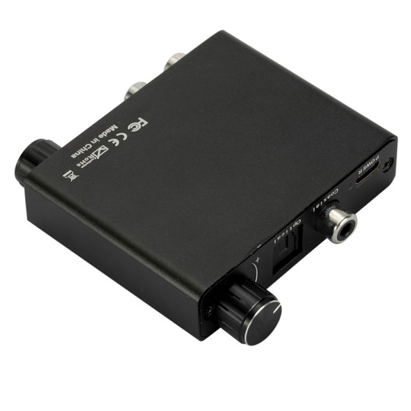 YP025 192KHz SPDIF / Optical / Toslink / Coaxial to 3.5mm and RCA DAC Tuning Digital-analog Converter