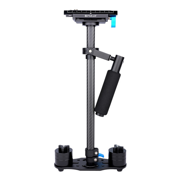 PULUZ 38.5-61cm Carbon Fiber Handheld Stabilizer for DSLR & DV Digital Video & Cameras, Capacity Range 0.5-3kg(Black)