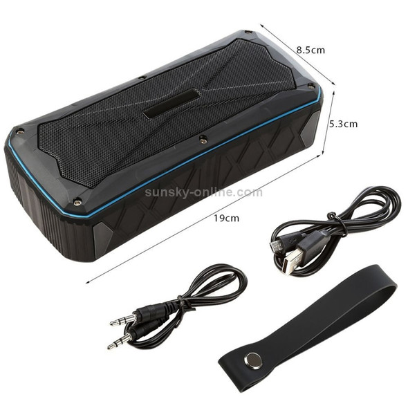 Portable Bluetooth Speaker Super Bass Stereo Wireless Speakers Support IP66 Waterproof Emergency Charging Handsfree TF