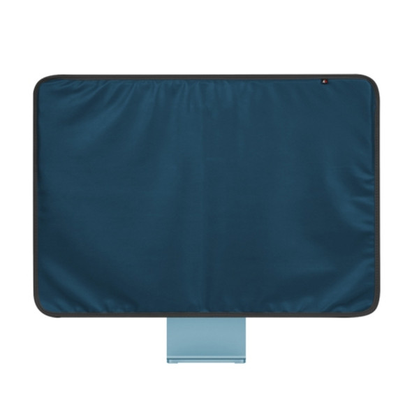 For 24 inch Apple iMac Portable Dustproof Cover Desktop Apple Computer LCD Monitor Cover with Storage Bag(Blue)