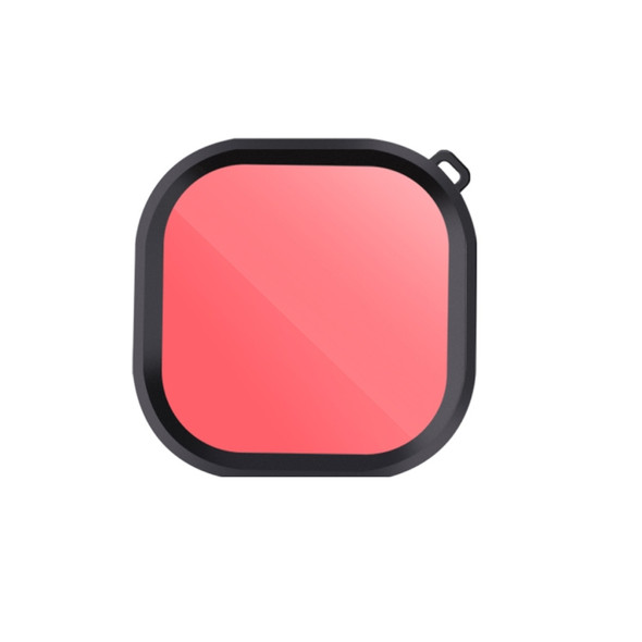 Square Housing Diving Color Lens Filter for GoPro HERO8 Black Original Waterproof Housing (Pink)