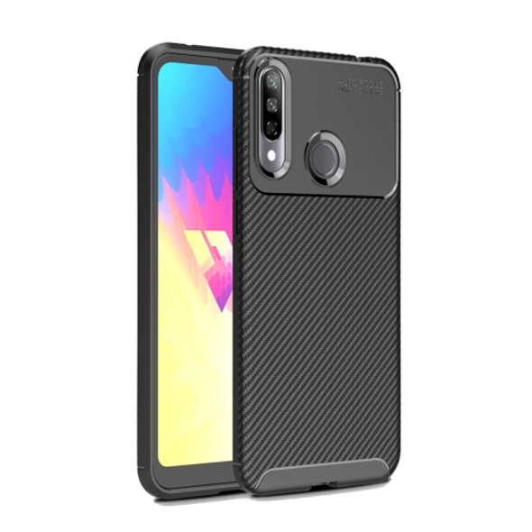 Beetle Series Carbon Fiber Texture Shockproof TPU Case for LG W30(Black)