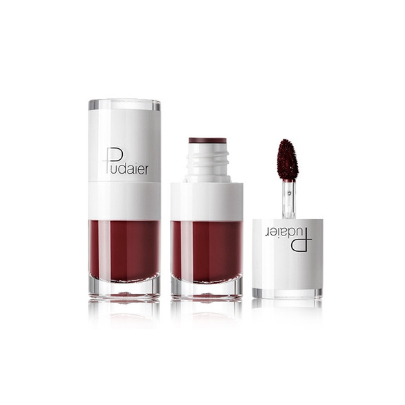 Liquid Matte Lipstick Waterproof Red Lip Makeup Long Lasting Lip Tint(E519)