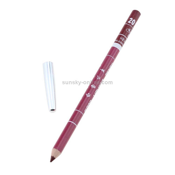 3PCS Professional Wood Waterproof Lady Charming Lip Liner Contour Makeup Lipstick Tool(20)