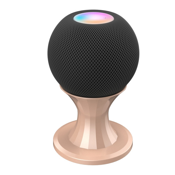 Speaker Desktop Metal Bracket For Apple Home Pod Mini(Rose Gold)