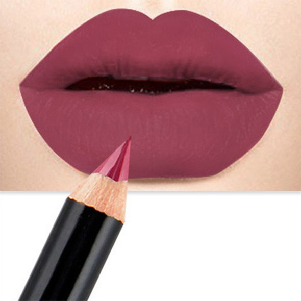 2 PCS Waterproof Cosmetic Matte Lipstick  Pencil Sexy Red(06)