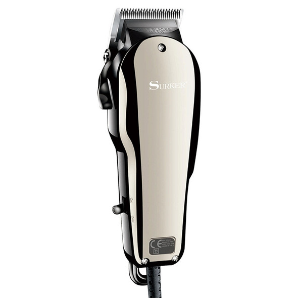 Surker SK-710 Electric Hair Clipper Retro Oil Head Scissors, Specification:EU Plug(Silver)