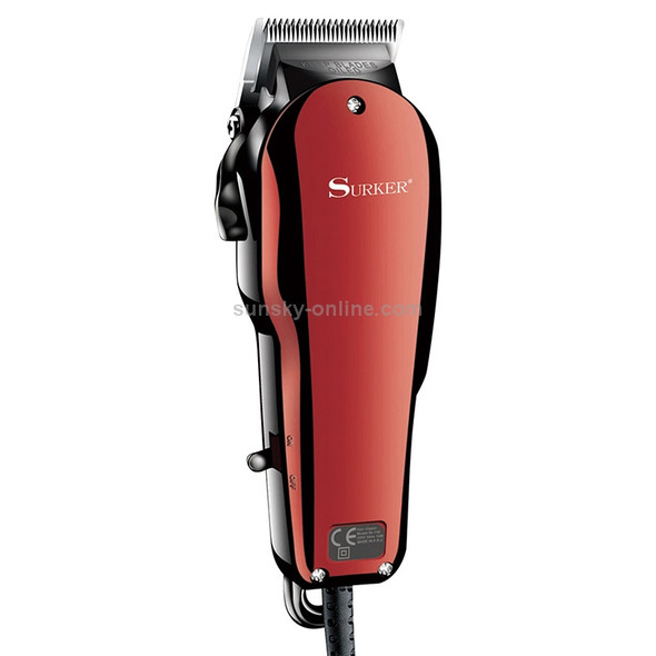 Surker SK-710 Electric Hair Clipper Retro Oil Head Scissors, Specification:EU Plug(Red Wine)