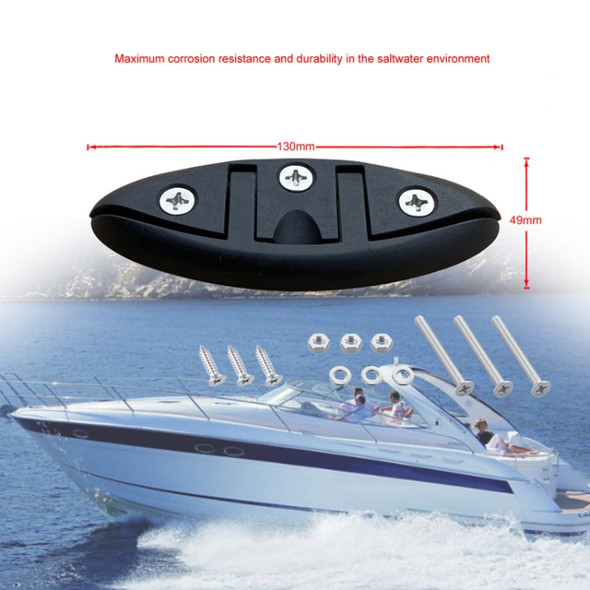 5 Inch Nylon Folding Cable Bolt Claw Bollard Marine Yacht Hardware Accessories