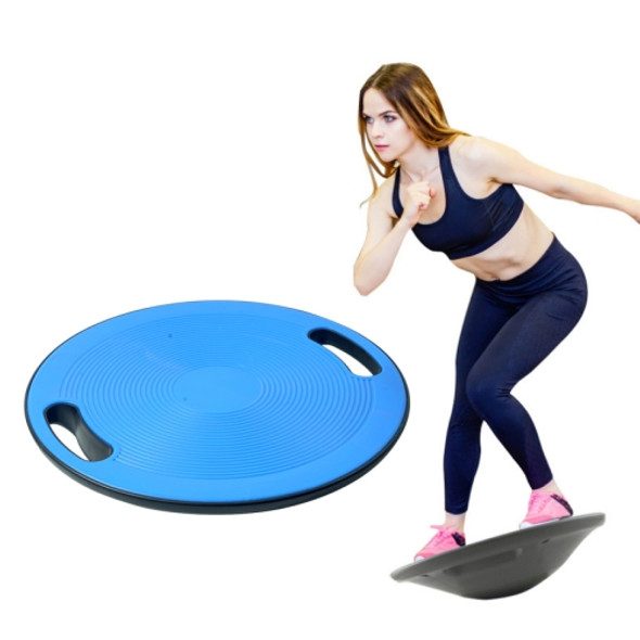 Balance Board Yoga Prone Fitness Twisting Board Exercise Training Non-Slip Balance Board with Hand Grasping Hole(Blue)