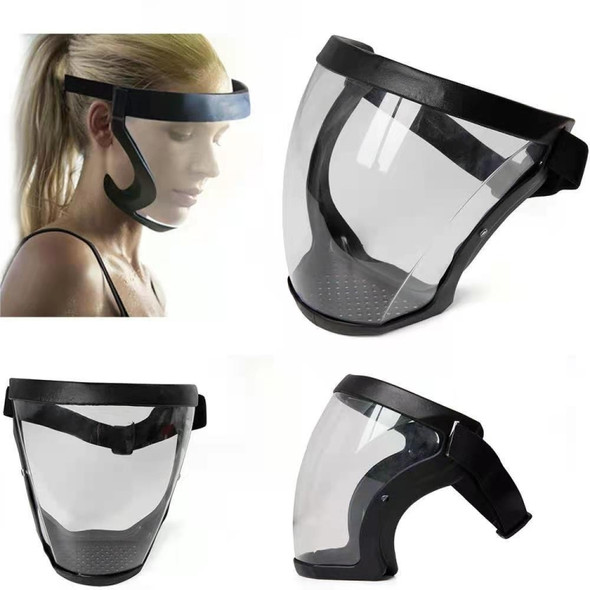 Anti-Droplet Face Shield Space Lens Goggles(Black Frame)