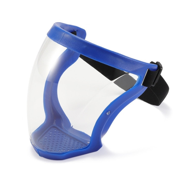 Anti-Droplet Face Shield Space Lens Goggles(Blue Frame)