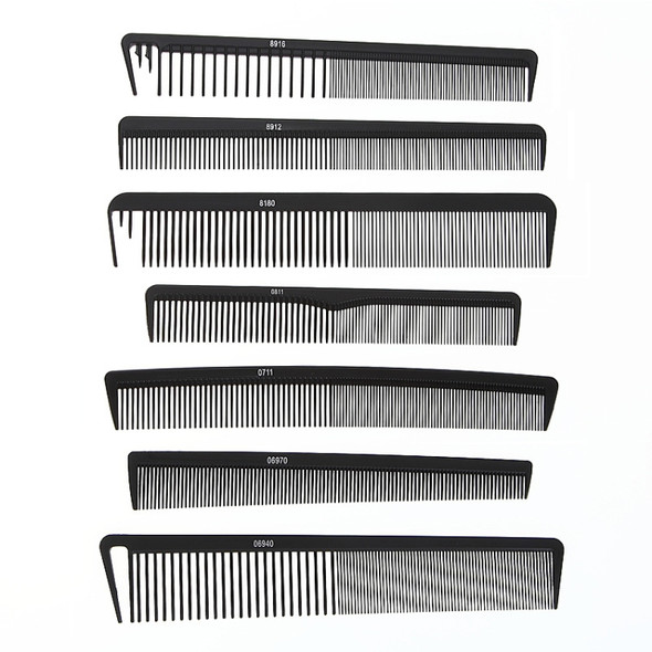 12 PCS Men Haircutting Comb Hair Salon Flat Haircutting Comb(8912)