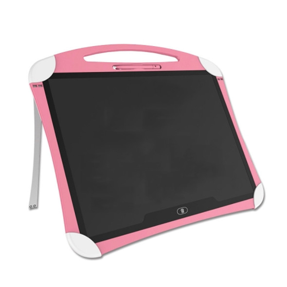 20 inch Children LCD Handwriting Board Graffiti Writing Board Can Built Building Blocks On The Back( Colorful Handwriting Pink)