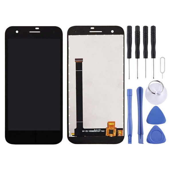 LCD Screen and Digitizer Full Assembly for Vodafone Smart E8 VFD510(Black)