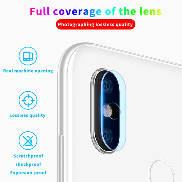 For Xiaomi 8 SE 9D Transparent Rear Camera Lens Protector Tempered Glass Film