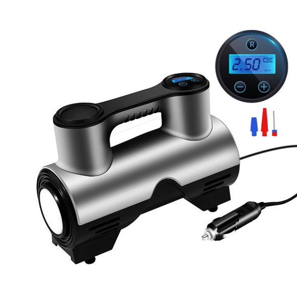 Car Inflatable Pump Portable Small Automotive Tire Refiner Pump, Style: Wired Digital Display With Lamp