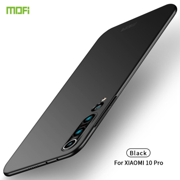 For Xiaomi Mi 10 Pro MOFI Frosted PC Ultra-thin Hard Case(Black)