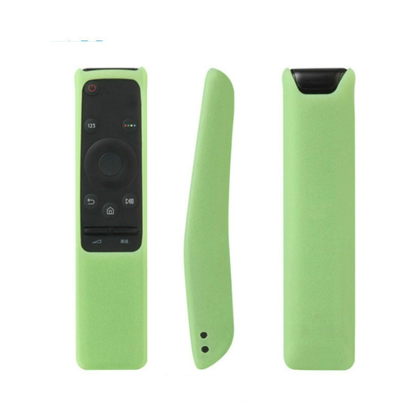 Universal Waterproof Anti-drop Silicone Remote Controller Protective Cover Case for Samsung Smart TV(Fluorescent green)