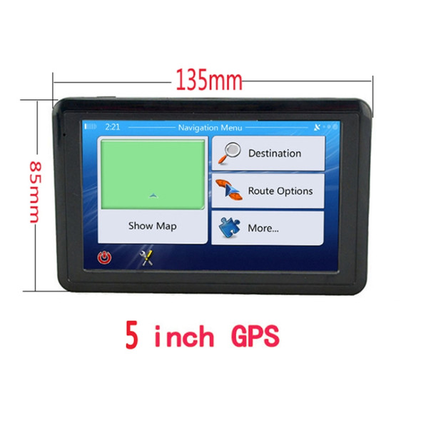 Q5 Car 5 inch HD TFT Touch Screen GPS Navigator Support TF Card / MP3 / FM Transmitter, Specification:South America Map