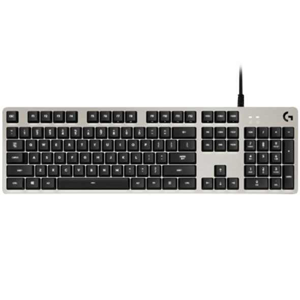 Logitech G413 USB 2.0 Mechanical Wired Gaming Keyboard with Button Backlight Function, Length: 1.8m (Grey)