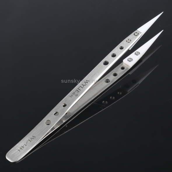 WYLIE WL-14H Stainless Steel Ceramics Tweezers