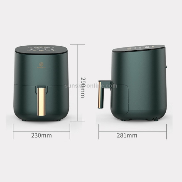 Original Xiaomi Youpin LIVEN Air Fryer G-5 2.5L Multifunction Smart Oil Free Air Fryer, CN Plug(Green)