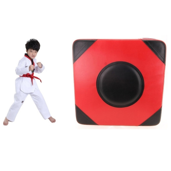 Two-color Imitation Leather Square Thickened Boxing Training Wall Target, Specification: 40x40x10 (Regular)(Red Black)