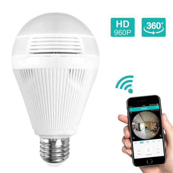 B3 1.3 Million Pixel Home Smart WiFi Panoramic Light Bulb Camera