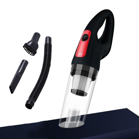 SUITU ST-6608 Car Vacuum Cleaner Portable Small Dry Wet Handheld High Power Strength Car Vacuum Cleaner, Style: Black Wireless