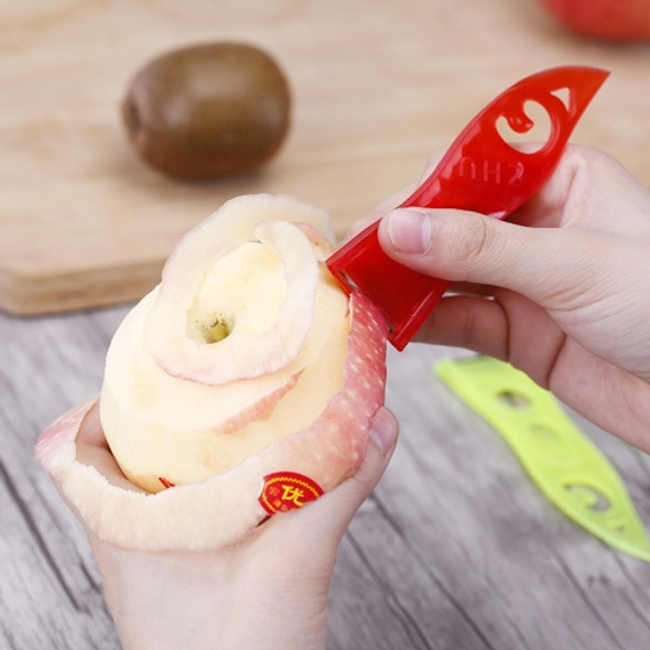 50 PCS A2233 Home Vegetable Fruit Peer Plastic Cutting Knife, Color Random Delivery