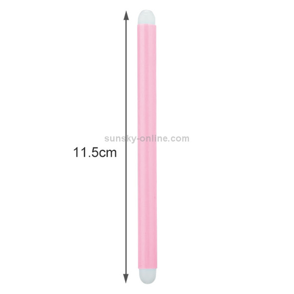 A2598 100 PCS Erasable Pen Special Rubber Stick Student Stationery Gifts Office Supplies(Pink)