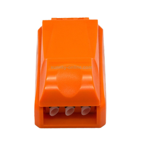 Three-pipe Plastic Smoke Puller Portable Manual Smoke Puller(Orange)
