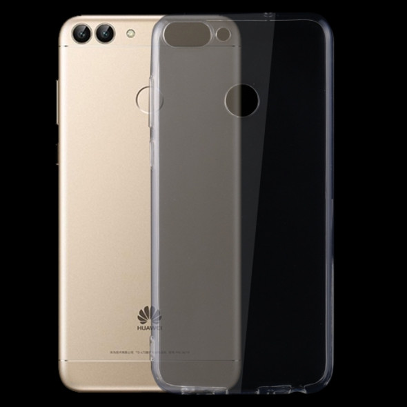 For Huawei  Enjoy 7S / P Smart 0.75mm Ultra-thin Transparent TPU Protective Case(Transparent)