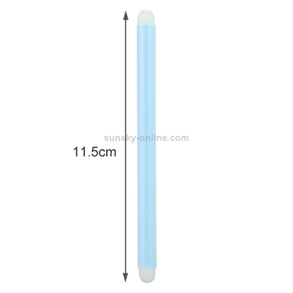 A2598 100 PCS Erasable Pen Special Rubber Stick Student Stationery Gifts Office Supplies(Light Blue)