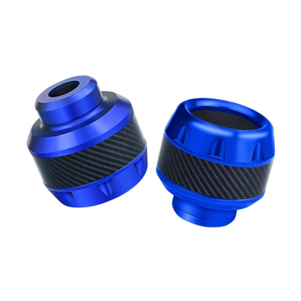 2 Pairs TF-1783 Motorcycle Accessories Modified Electric Car Anti-Drop Cup Aluminum Alloy Shock Absorption Front Fork Cup(Blue)