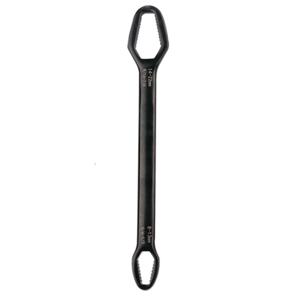 Multi-Function Plum Wrench Open Adjustment Double-Headed Self-Tightening Wrench(Black)