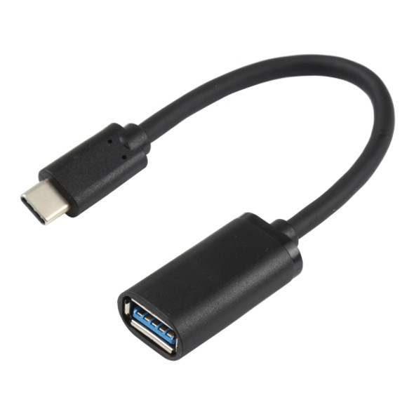 BYL-1803 USB-C 3.1 / Type-C Male to USB 3.0 Female OTG Adapter Cable(Black)