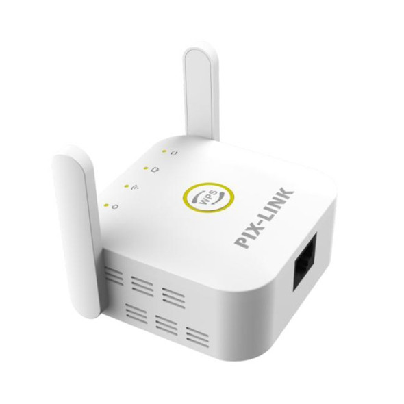 PIX-LINK WR22 300Mbps Wifi Wireless Signal Amplification Enhancement Extender, Plug Type:US Plug(White)