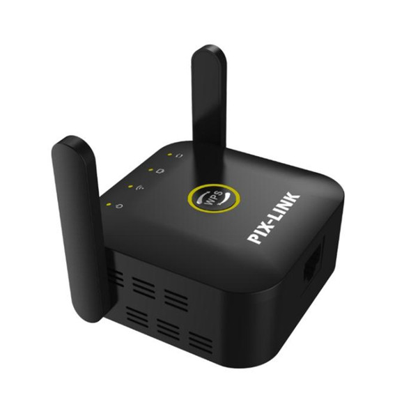 PIX-LINK WR22 300Mbps Wifi Wireless Signal Amplification Enhancement Extender, Plug Type:US Plug(Black)