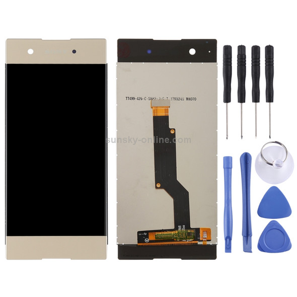 LCD Screen and Digitizer Full Assembly for Sony Xperia XA1(Gold)